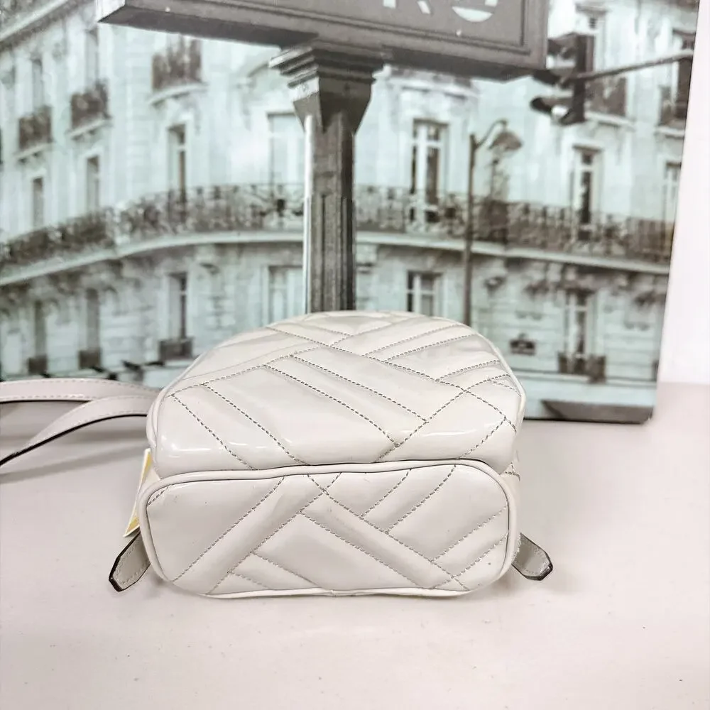Michael Kors Abbey XS Mini Quilted Backpack Crossbody, Style 35T0SAYC8L